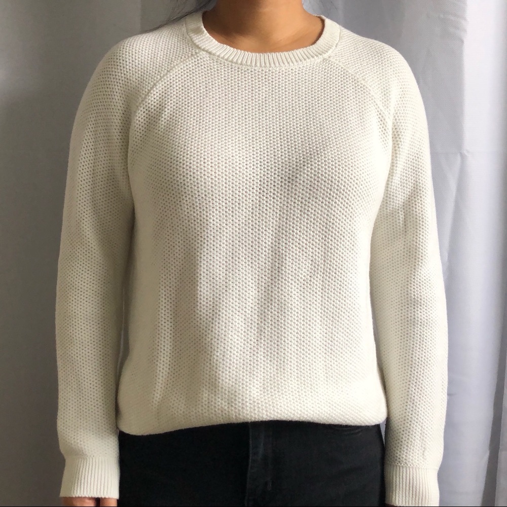Forever 21 White Knit Sweater